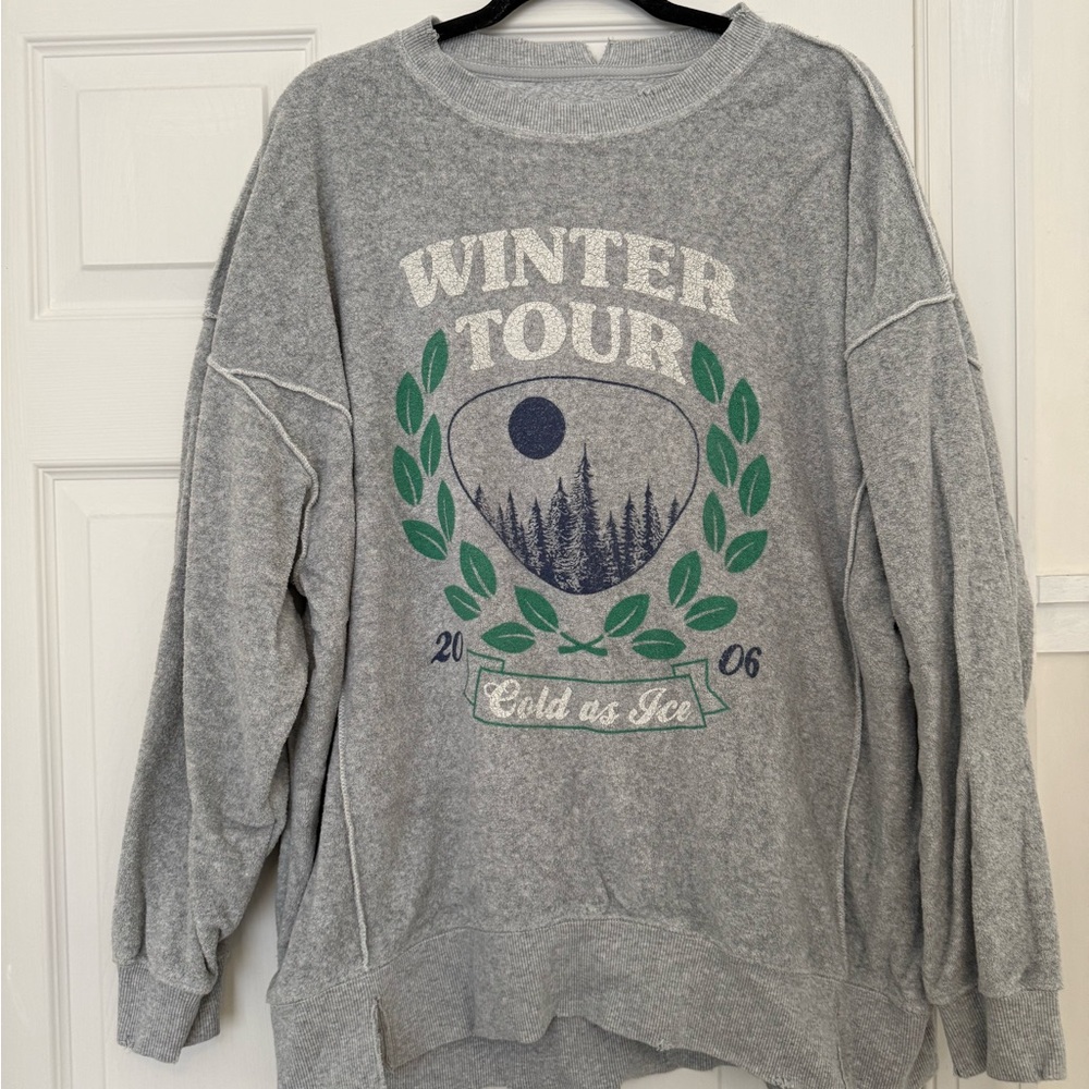 Aerie Light Gray Cozy Sweatshirt